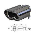Uitlaatsierstuk RVS Wave - Passend 45-62mm, Verzenden, Nieuw