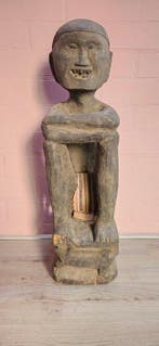 Traditionele grote Bulul, afkomstig van de Ifugao-bevolking, Antiek en Kunst