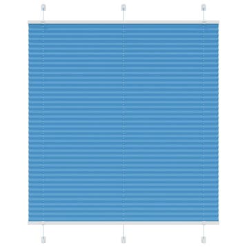 vidaXL Plissé rolgordijn 120x100cm stofbreedte 119,4cm, Huis en Inrichting, Verzenden, Nieuw, Blauw