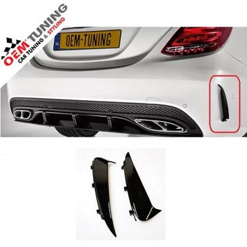 AERO Spoiler Vents voor C-Klasse W205 S205 | C63 AMG 14-21, Mercedes-Benz, Nieuw, Ophalen of Verzenden, Bumper