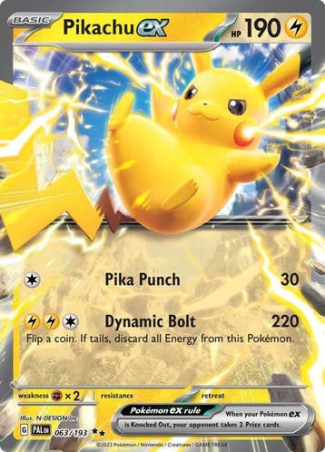 Pikachu ex #63, Ophalen of Verzenden, Nieuw