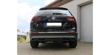FOX VW Tiguan II benzine - 4motion einddemper uitgang rechts, Auto-onderdelen, Uitlaatsystemen, Verzenden, Nieuw