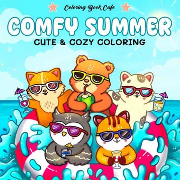 Cute & Cozy - Comfy Summer Kleurboek | Rebo Productions -, Verzenden, Nieuw
