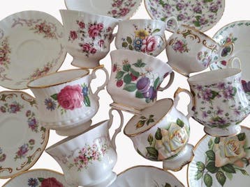 Royal Albert, Elizabethan, Queens - Kop en schotel (16) -