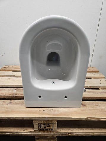 Creavit Aloni Rimoff Ophang Wc 36 x 52 cm Wit Met Hendel, Ophalen of Verzenden, Nieuw, Bad