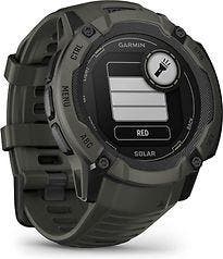 Garmin Instinct 2X Solar 50 mm groen met een groen siliconen, Verzenden, Zo goed als nieuw