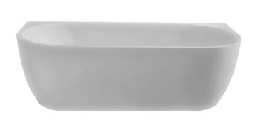 Wall half-vrijstaand acryl ligbad 180x80 MATWIT, Verzenden, Nieuw