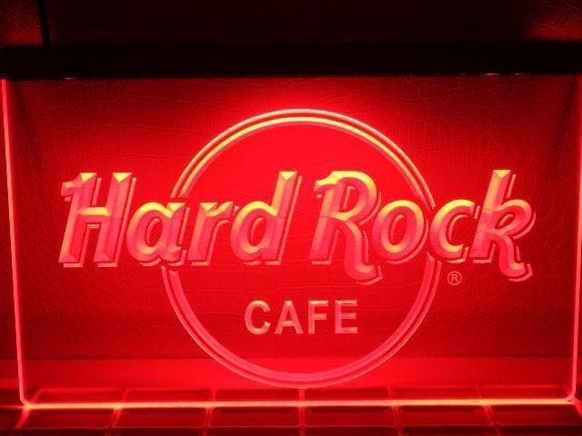 Hard Rock neon bord lamp LED verlichting reclame lichtbak *r, Verzamelen, Merken en Reclamevoorwerpen, Nieuw, Verzenden