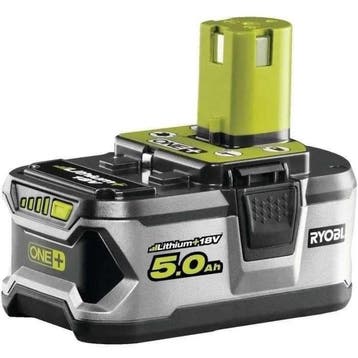 RYOBI 1 batterij lithium + 18 V - 5,0 Ah (werktuigmachine), Doe-het-zelf en Verbouw, Verzenden, Nieuw