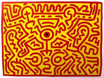 Keith Haring - Growing 3 - Giclée - Artestar licensed print