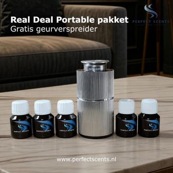 GRATIS portable geurmachine bij Real Deal Aroma pakket, Nieuw
