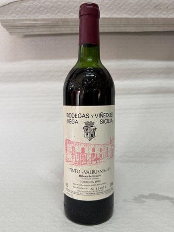 1992 Bodegas y Viñedos Vega Sicilia, Tinto Valbuena 5° -, Nieuw