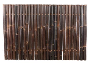 Bamboescherm zwart 60-90mm 120x180cm, Verzenden, Nieuw