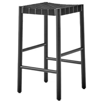 &tradition Betty Tk8 Barkruk Zwart - Eetkamerstoel - Outlet, Huis en Inrichting, Stoelen, Ophalen of Verzenden, Gebruikt, Zwart