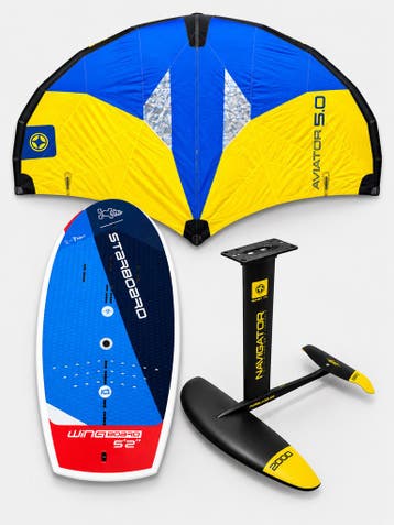 Starboard Wingboard 5’2 Lite Tech - 90L + Unifiber Navigator, Ophalen of Verzenden, Nieuw