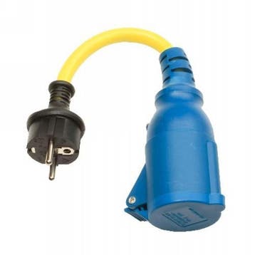 Verloopstekker 16A/250V Schuko/CEE, Ophalen of Verzenden, Nieuw