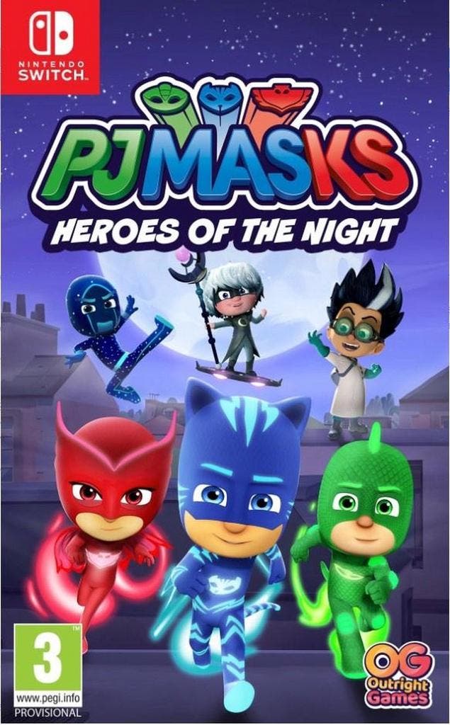 Switch PJ Masks: Heroes of The Night, Spelcomputers en Games, Spelcomputers | Nintendo Switch, Zo goed als nieuw, Verzenden