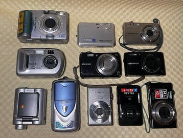 Canon, Nikon, Pentax, Casio, Olympus, Kodak, Fujifilm ixus55, Nieuw