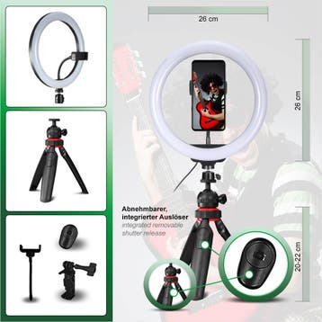 Vlogger Kit met tripod Patona 4294, Verzenden, Nieuw