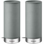 Tafellamp Jasmin -Set van 2 - Grijs - Dimbaar (Interieur), Verzenden, Nieuw