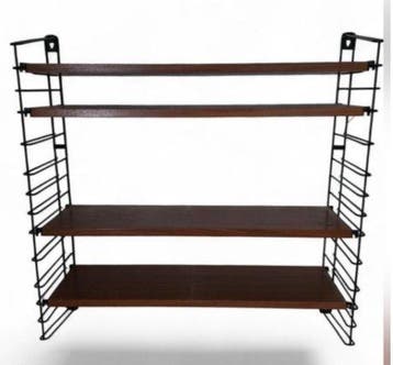 Tomado - Wandrek (7) - String systeem - Staal, Teak