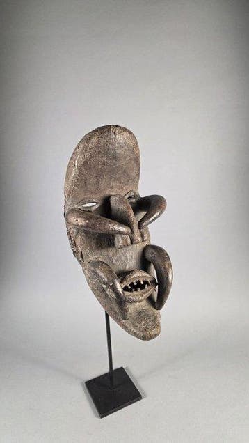 Houten masker - Dan Gueré - Ivoorkust (Zonder minimumprijs)