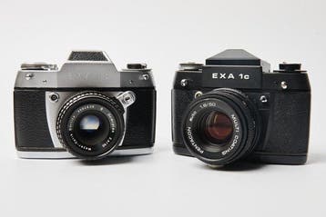 Ihagee EXA IIb / EXA 1c + lenzen | Analoge camera, Nieuw