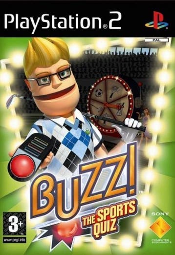 Buzz!: The Sports Quiz - Playstation 2 - Geek Out!, Spelcomputers en Games, Zo goed als nieuw, Gekoppelde computers, Overige genres