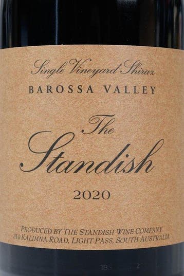 2020 The Standish, Single Vineyard Shiraz - Barossa Valley -, Nieuw