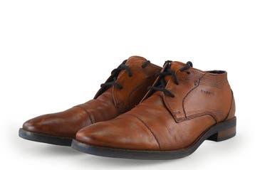 Bugatti Veterschoenen in maat 40 Cognac, Bugatti, Overige kleuren, Verzenden, Zo goed als nieuw