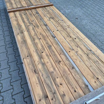 Thermo Vuren Halfhouts Rabat 4500x140-130x18 mm, Ophalen of Verzenden, Nieuw