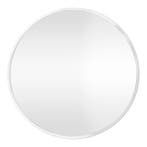 [en.casa] Spiegel Ordona hangend Ø60 rond wit mat, Huis en Inrichting, Woonaccessoires | Spiegels, Verzenden, Nieuw