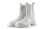 Nelson Chelsea boots in maat 38 Wit, Kleding | Dames, Schoenen, Verzenden, Wit, Overige typen, Zo goed als nieuw