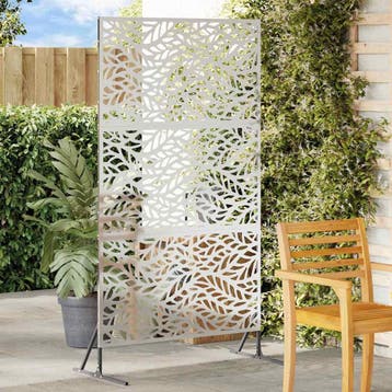 vidaXL Privacyscherm 100 x 50 x 180 cm Gegalvaniseerd staal, Verzenden, Nieuw, IJzer
