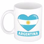 I love Argentinie mok / beker 300 ml - Argentinie versiering, Ophalen of Verzenden, Nieuw