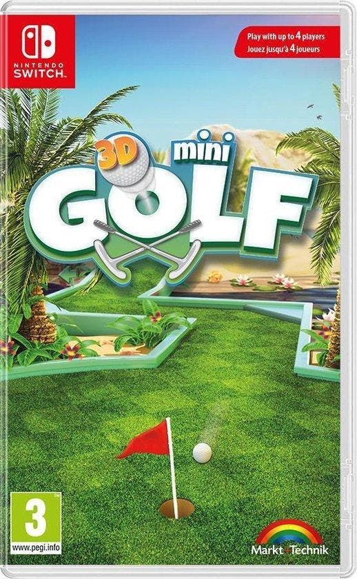 Switch 3D Mini Golf, Spelcomputers en Games, Spelcomputers | Nintendo Switch, Zo goed als nieuw, Verzenden