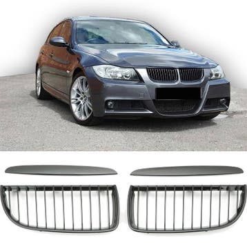 Grille glans zwart geschikt voor BMW 3 Serie E90 E91 |