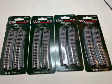Kato N - 20-160 - Modeltreinsporen (4) - Curved Track, Nieuw