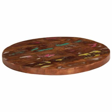 vidaXL Tafelblad rond Ø 40x1,5 cm massief gerecycled hout, Verzenden, Nieuw