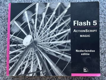 Flash 5 – Action Script Magic, Gelezen, Programmeertaal of Theorie, J. Scott Hamlin en David J. Emberton, Verzenden