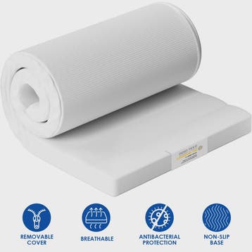 AUTHMIC Gel Schuim Traagschuim Matras Topper - 7-Zone Ergono, Verzenden, Nieuw