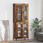 vidaXL Highboard Oud Hout 69,5 x 34 x 180 cm Bewerkt hout, Minder dan 50 cm, Verzenden, Nieuw, Minder dan 100 cm