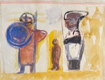 Marcus de Vestele (1941-2024) - Composition Cobra aux trois