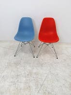 Vitra Eames DSR Plastic Side chair design kuipstoelen, Vergader- of Presentatieruimte, Ophalen of Verzenden, Gebruikt, Stoel