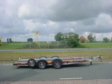Brian James A4 Transporter afm. 450x200cm 3000kg b.j. 2022, Auto diversen, Ophalen, Gebruikt