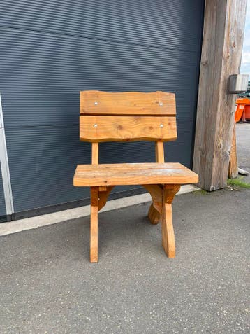 Douglas houten stoel, Tuin en Terras, Ophalen, Nieuw