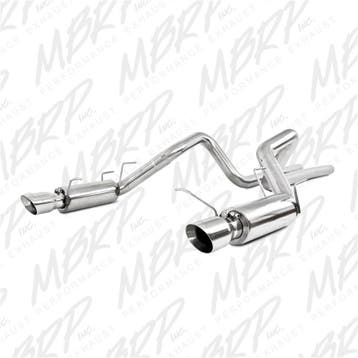 MBRP 11-12 Ford Shelby GT 500 T304 3in Cat Back Dual Split, Ophalen of Verzenden, Nieuw