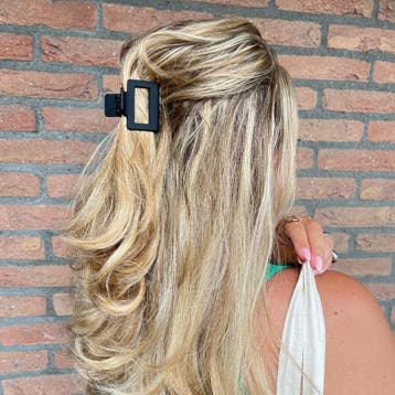 Haarspullen Haarklem midi zwart - 5cm, Sieraden, Tassen en Uiterlijk, Uiterlijk | Haarverzorging, Ophalen of Verzenden, Nieuw