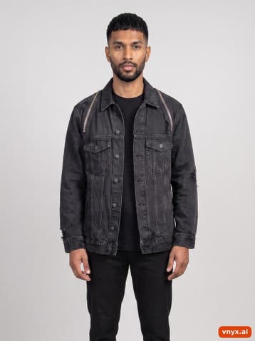 Alexander Wang Denim Jacket Heren maat L Zwart Vintage, Ophalen of Verzenden, Nieuw