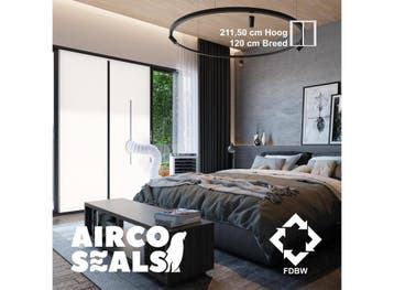 Airco deurafdichtingskit 211,5 x 120 cm met magneetsluiting, Verzenden, Nieuw